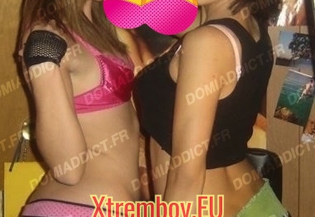 Très beau couple fille et jeune transex pour homme bi TBM